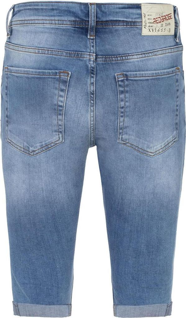 Red Bridge Herren Jeans Shorts Kurze Hose Denim Destroyed