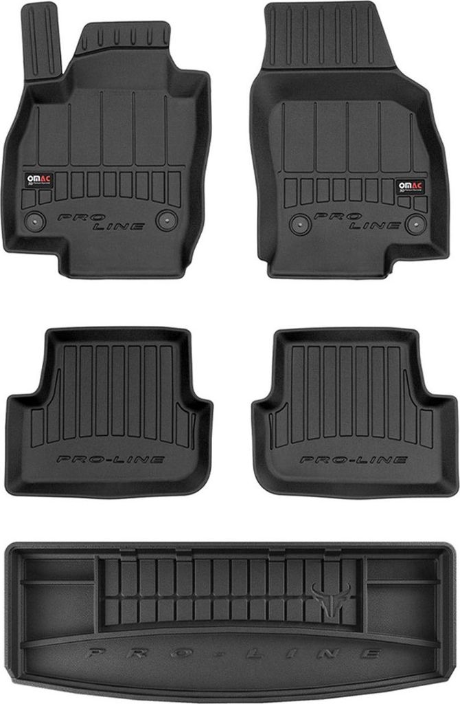 OMAC Tapis & bac de coffre Set pour Skoda Karoq 2017-2025 Image du produit 