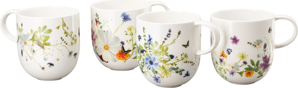 Rosenthal Set 4 Becher mit Henkel Brillance Grand Air - Immagine del prodotto 