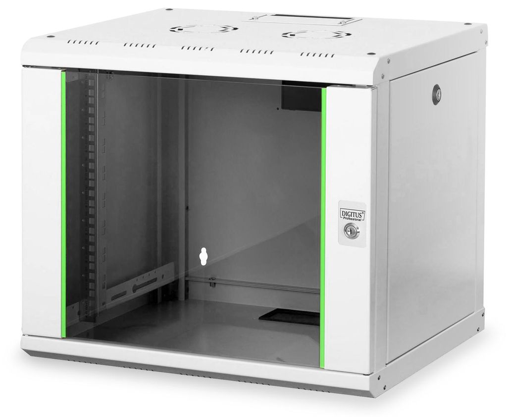 Digitus SoHo Line 9U 19" Wall Mounting Cabinet, Grau, 22,5 kg, 600 x 470 x 450 mm, 9U