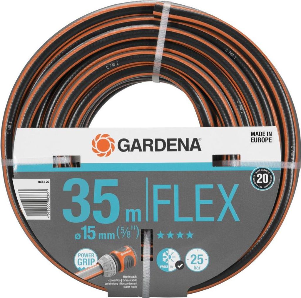 Tuyau d'arrosage FLEX Ø 15 mm x 35 m - GARDENA - 18051-26 Image du produit 
