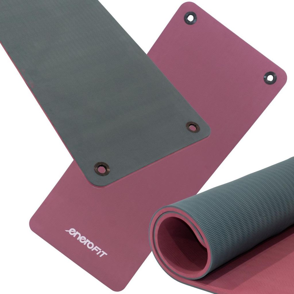 Enero Fit Fitnessmatte 140×60×1,5 cm mit Ösen – Rutschfeste Produktbild 