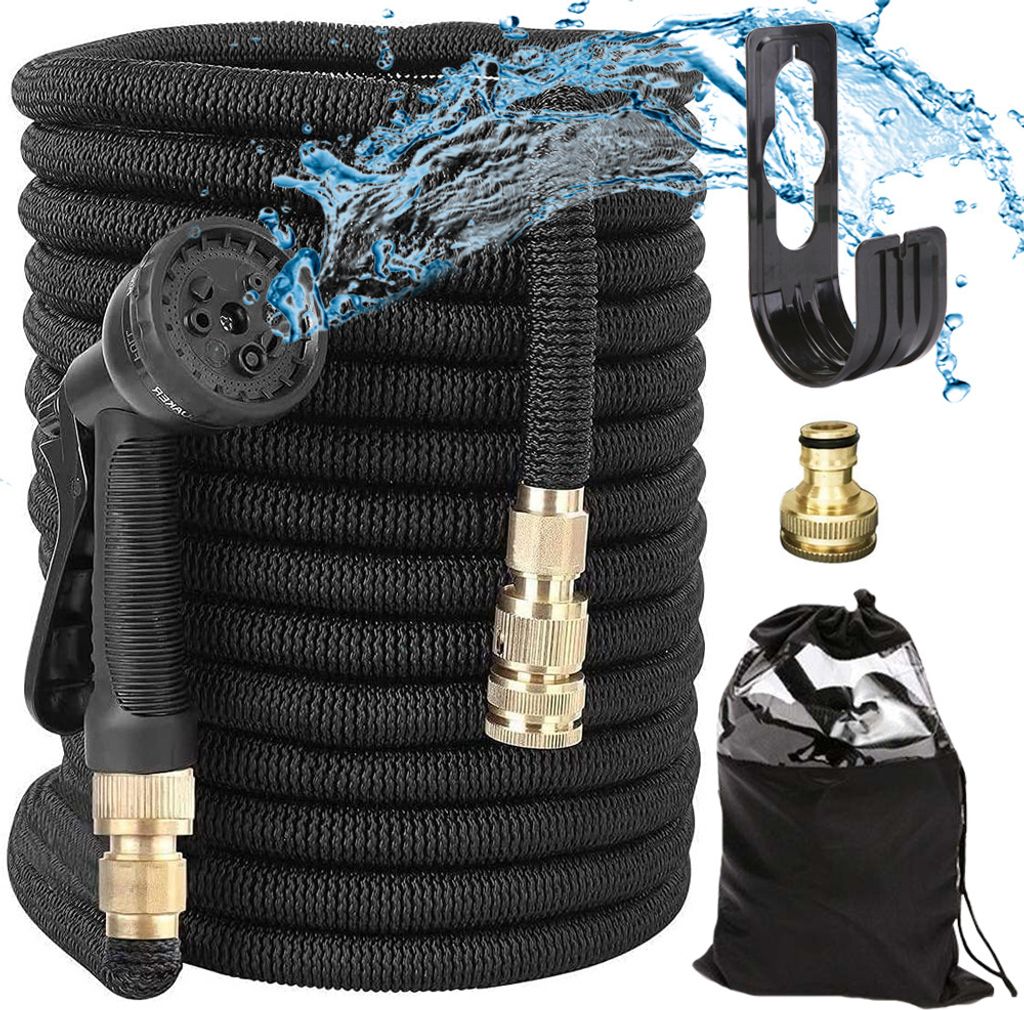 Verk 24396 Garten-Flexischlauch 15 - 45 m schwarz Produktbild 