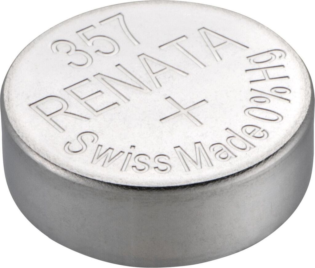 Pile bouton RENATA 357, 160 mAh, oxyde d'argent Image du produit 
