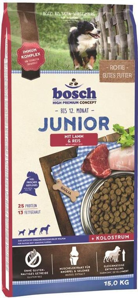 Bosch Junior Lamm & Reis - 15 Kg Obrázek produktu