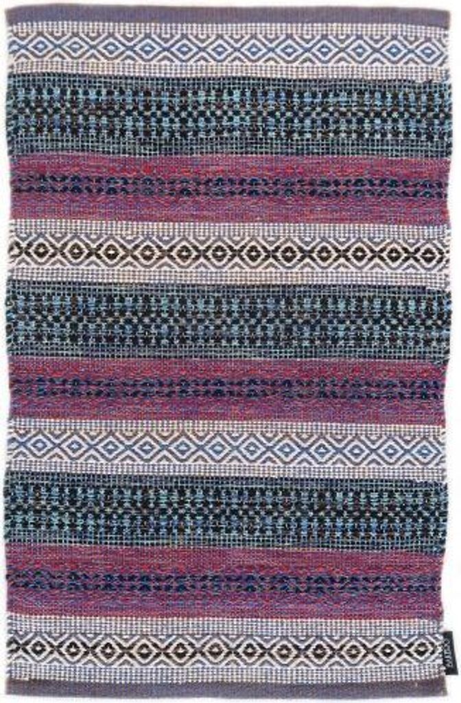 Kelim Saffron 113 petrol/lila (120x170 cm)