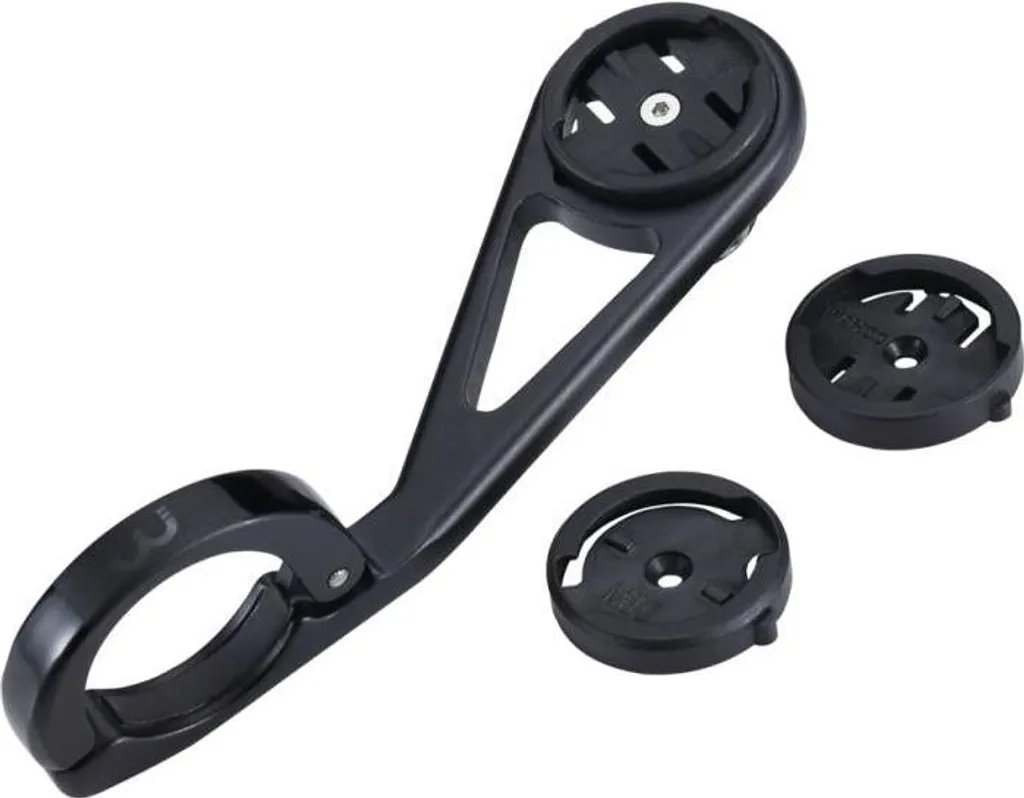 BBB Ergomount BSP-95 Support Compteur Garmin et Wahoo Argent One Size