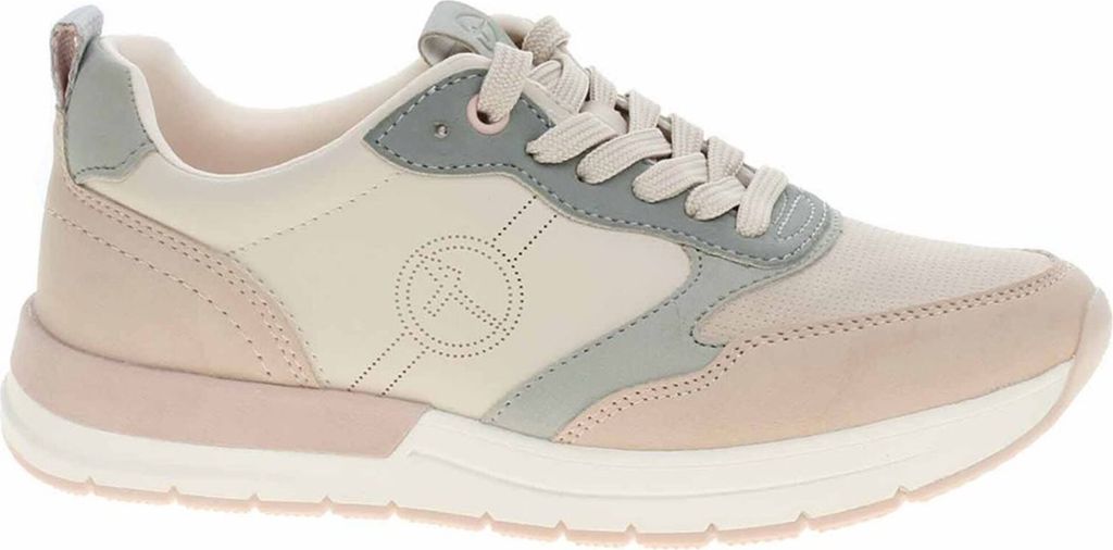 A side view of a single Tamaris sneaker.