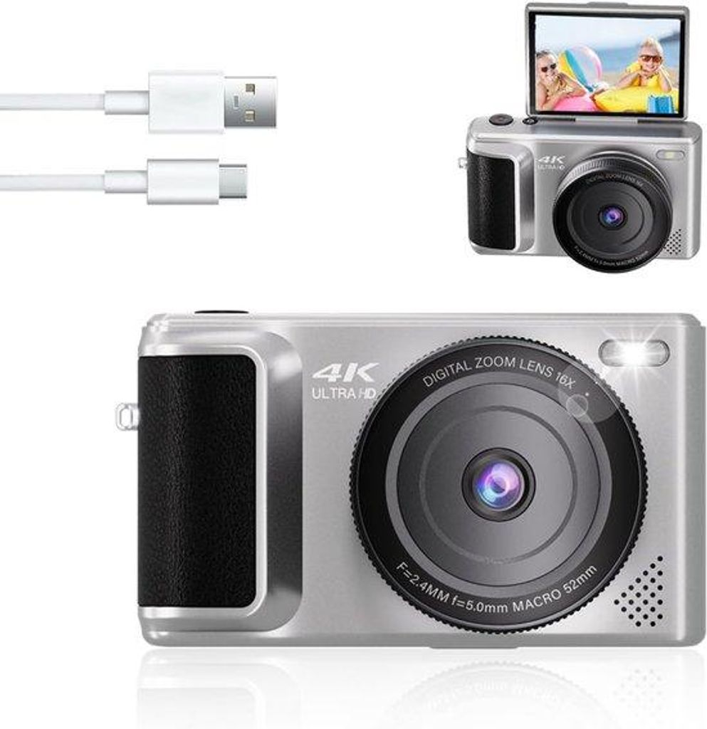 Digitálny kompaktný fotoaparát s rozlíšením 4K a 64 MP, Obrázok produktu 