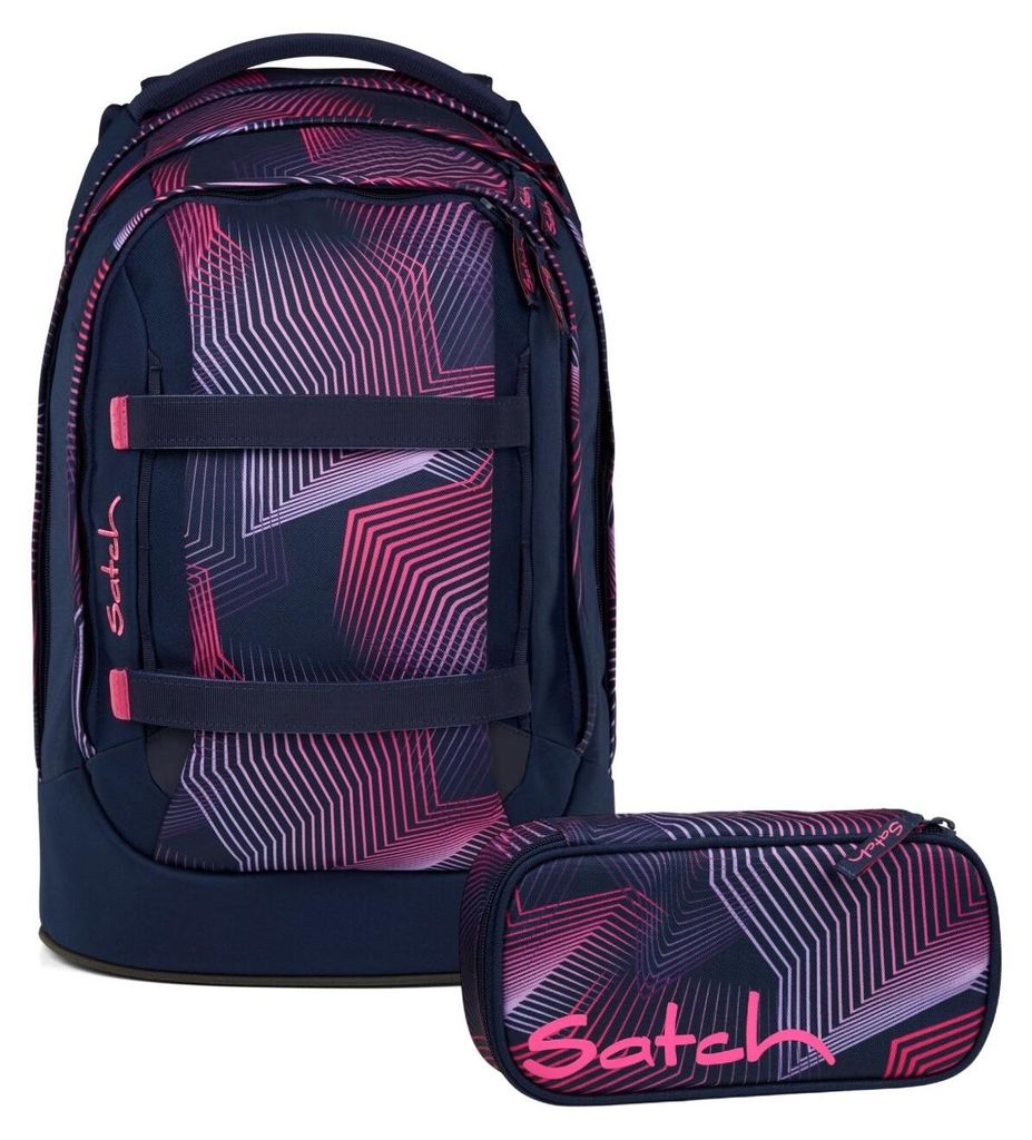 Satch, Schulrucksack-Set PACK Seismic Pink 2-teilig, ab 5. Produktbild 