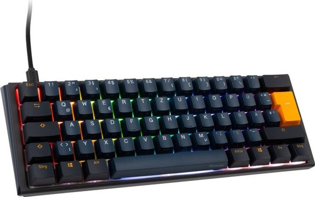 Ducky 4711394398999 Ducky One 3 Pro Mini Nazca Line Gaming Tastatur mechanisch RGB schwarz