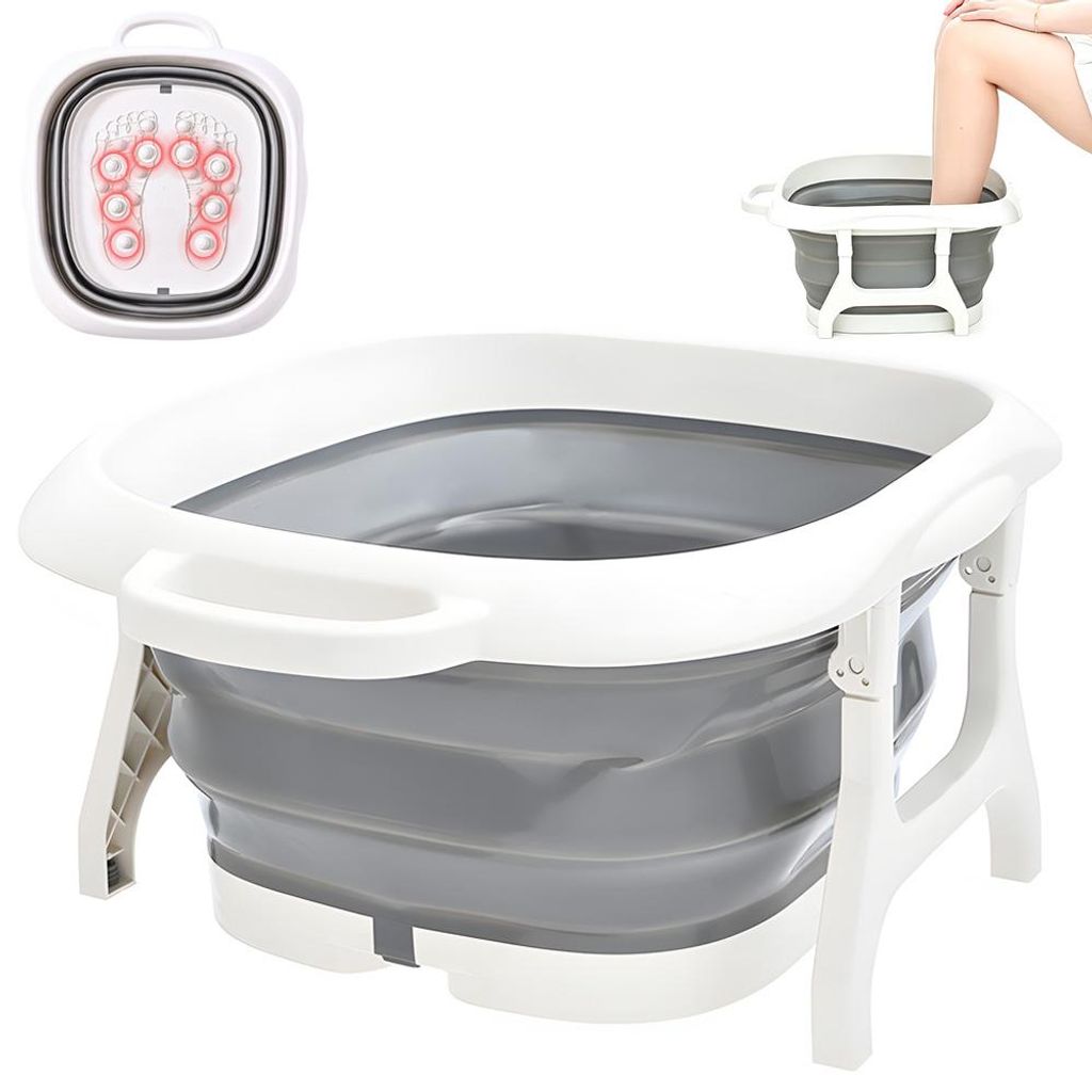 Fußbadewanne, Fußbad, Fußwanne, Faltbares Fussbadewanne mit Produktbild 