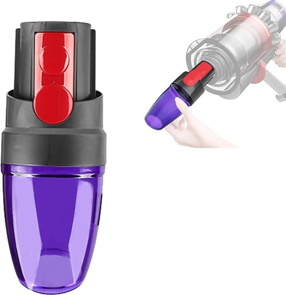 Vakuum Adapter mit 28mm Saugöffnung für Kleiderbeutel, Nasensauger für Dyson V7, V8, V10, V11, V12, V15 Effizientes Zubehör für Staubsauger