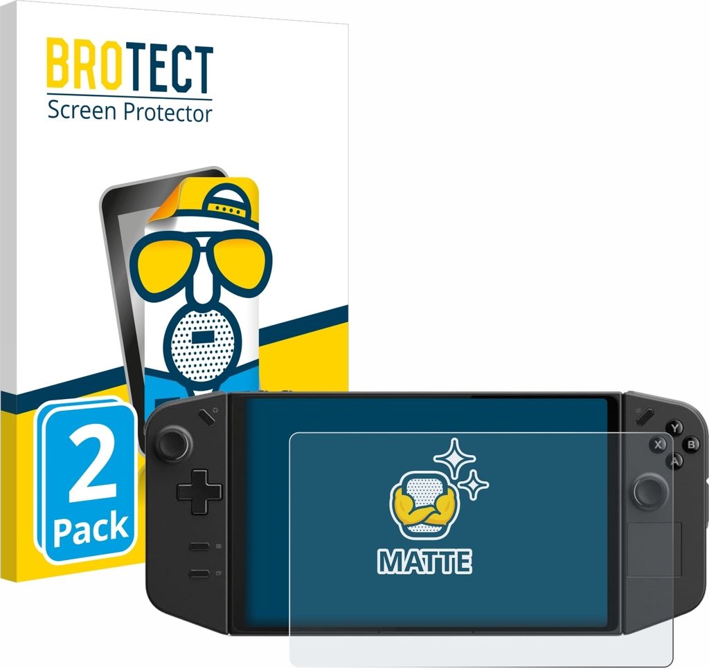 2x BROTECT Schutzfolie für Lenovo Legion Go Displayschutz Displayschutzfolie Folie Matt Entspiegelungsfolie