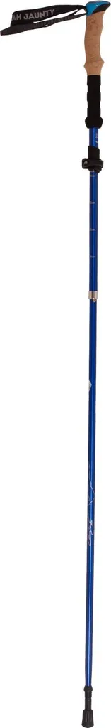 Bâton de randonnée pliable bleu idéal pour voyages et treks en haute montagne