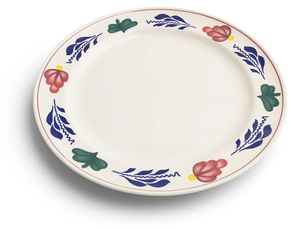 Service de 6 Assiettes Plates de 27cm Boerenbont Décor Floral Rural