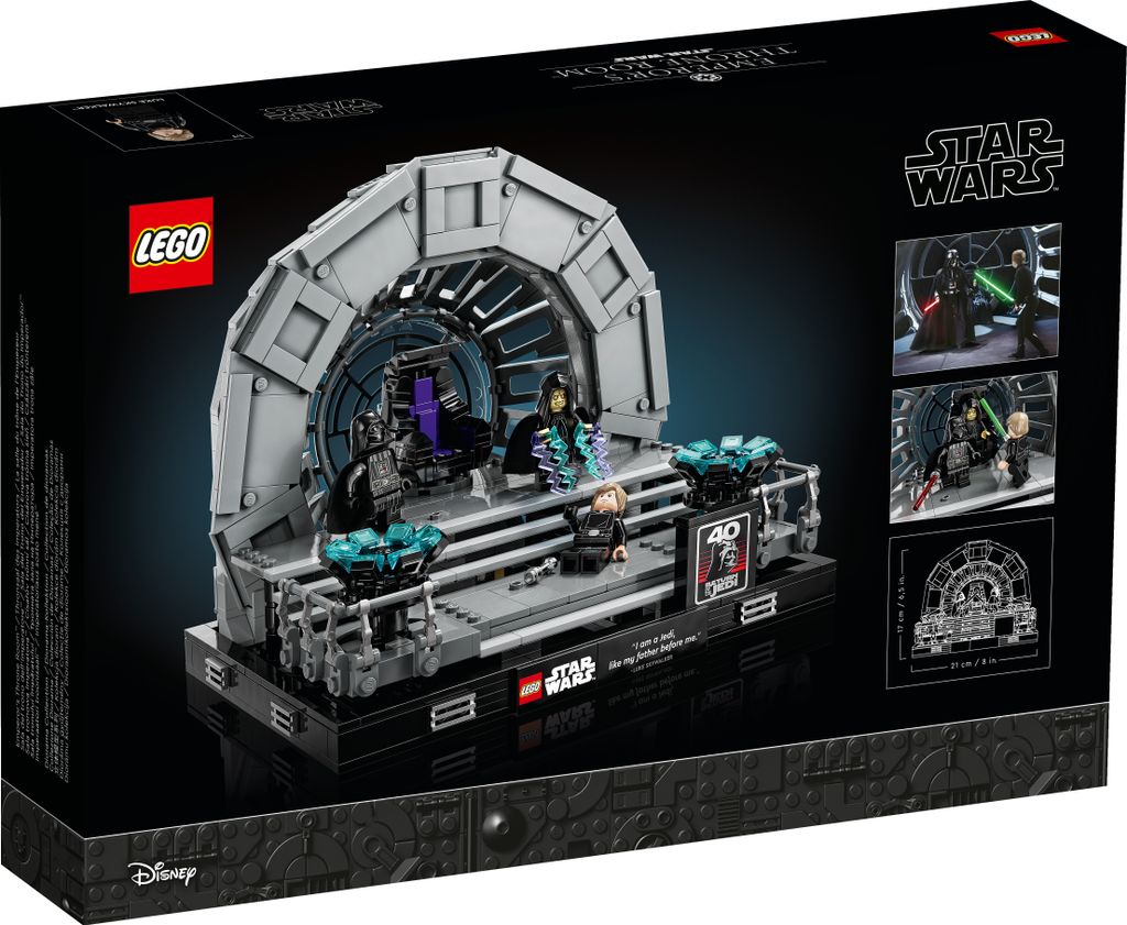 LEGO® 75352 - Trónna sieň cisára Star Wars - Dioráma (807 Obrázok produktu 