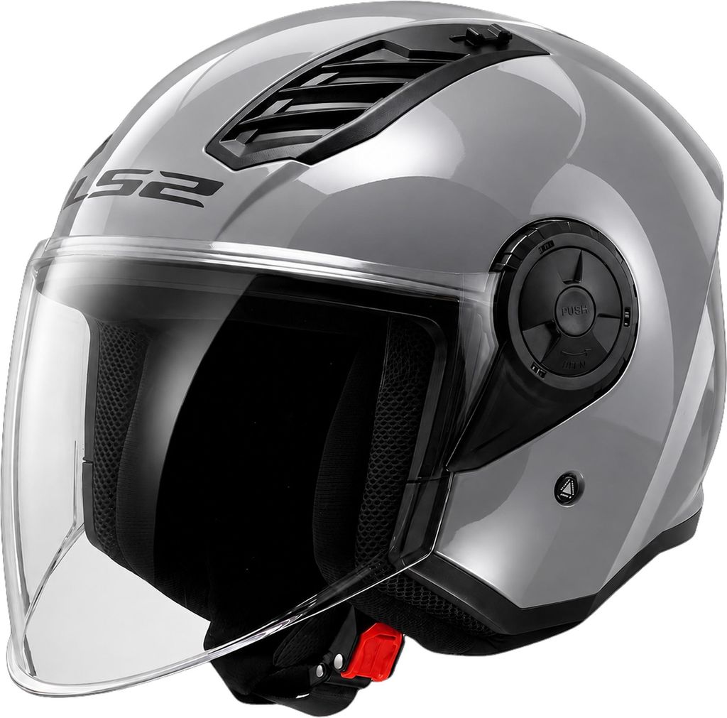 LS2 OF616 Airflow II Solid Jethelm, grau, 2XL (63/64) Produktbild 