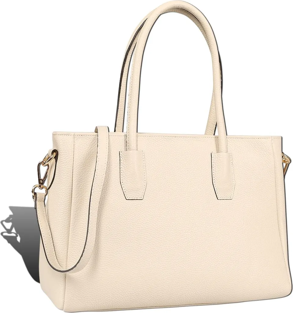 Sac à main Toscanto beige idéal pour le travail et sorties shopping