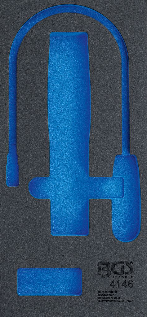 BGS 4146-1 Werkstattwageneinlage 1/3, leer, für Ar t. 4146