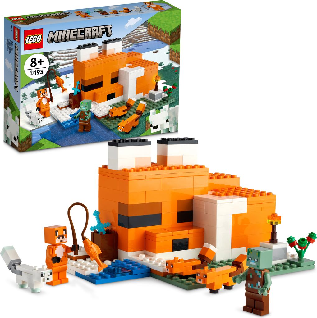 LEGO 21178 Minecraft Le Lodge du Renard, Jouets pour Image du produit 