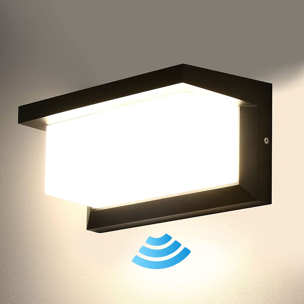 LED Außenwandleuchte Design Wandleuchte Aluminium weiß Wandlampe Außenlampe NEU 