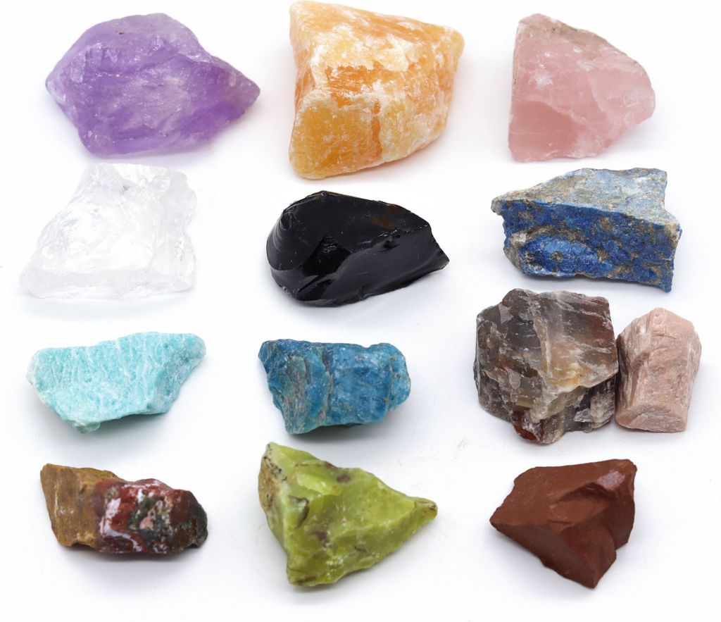 LAVISA Premium Heilsteine Edelsteine Mischungen | Natürliche Kristalle für Dekoration und Wohlbefinden | 100% Natursteine Mineralsteine (All-in-One)