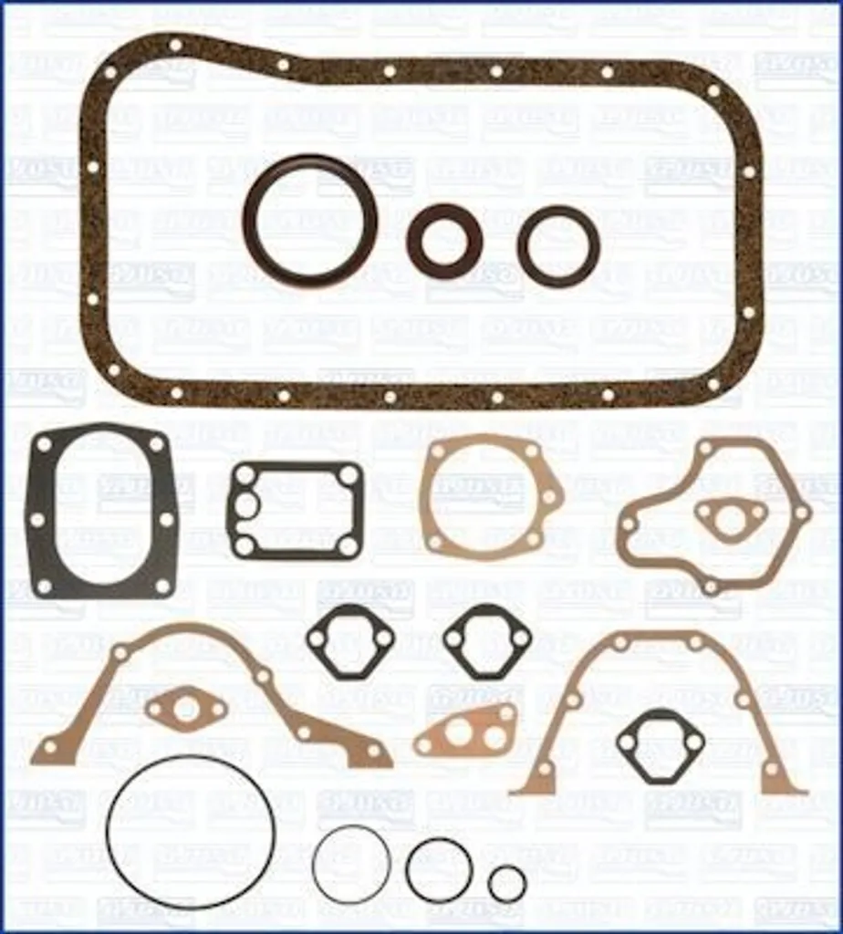 Stopper les fuites d'huile : Kit joints carter AJUSA pour FIAT 124 125