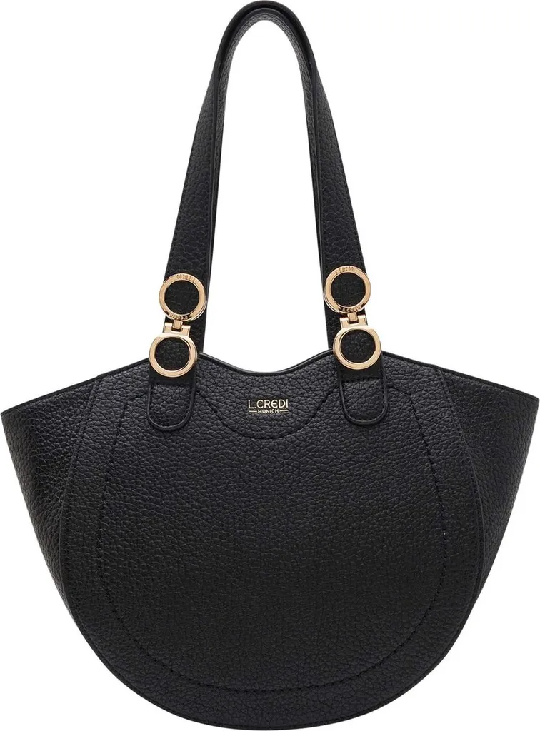 Borsa L.CREDI Pondria Shopper Nero - Shopping Bag Must-Have 2026