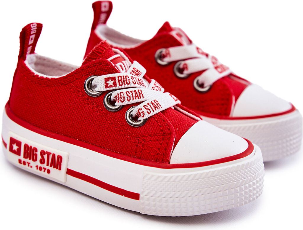 Stoff-Sneaker für Kinder BIG STAR KK374051 Rot 17