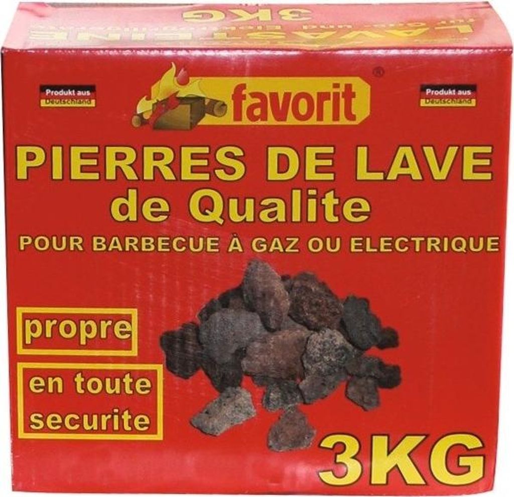 Pierres De Lave 3kg Chaleur Intense Et Homogène - Favorit Image du produit 