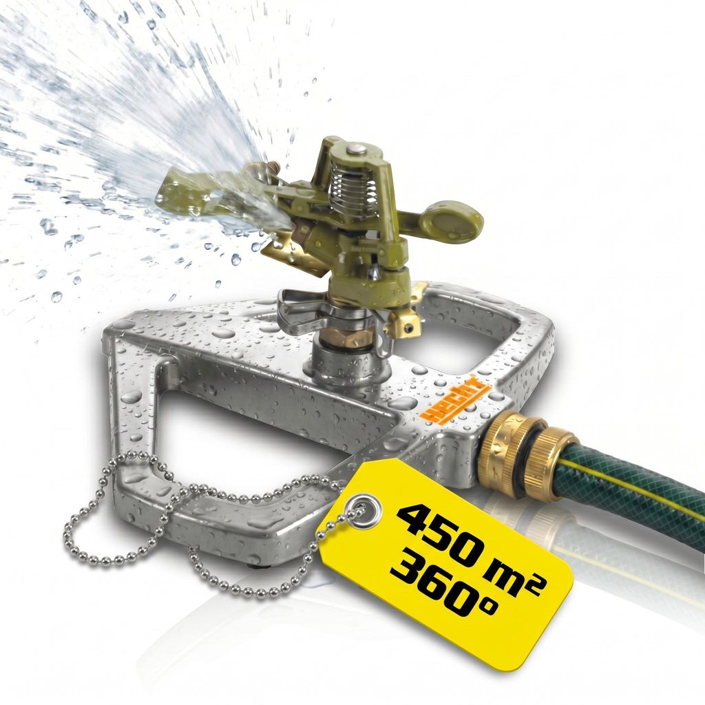 HECHT 06043 Rasensprenger Rasensprinkler | bis 450 m² | Produktbild 