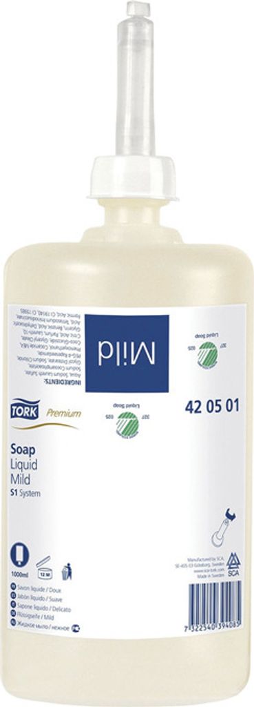 Tork 420501 jemné tekuté mydlo Premium pre dávkovacie Obrázok produktu 