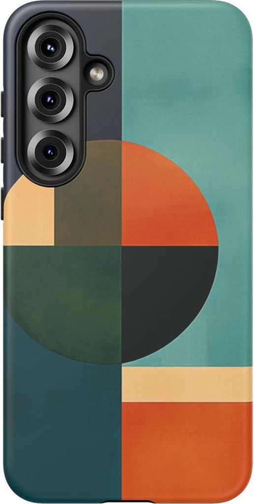 Geometrisches Abstraktmuster – Hülle Kompatibel mit Galaxy S25 Plus