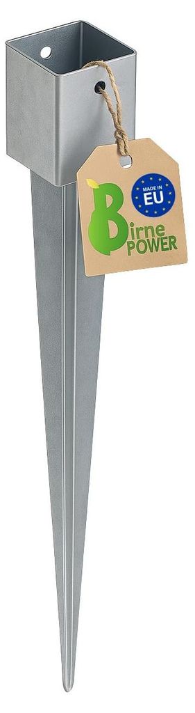 BirnePower Einschlagbodenhülse 121x121mm, 900mm Länge (1 Produktbild 