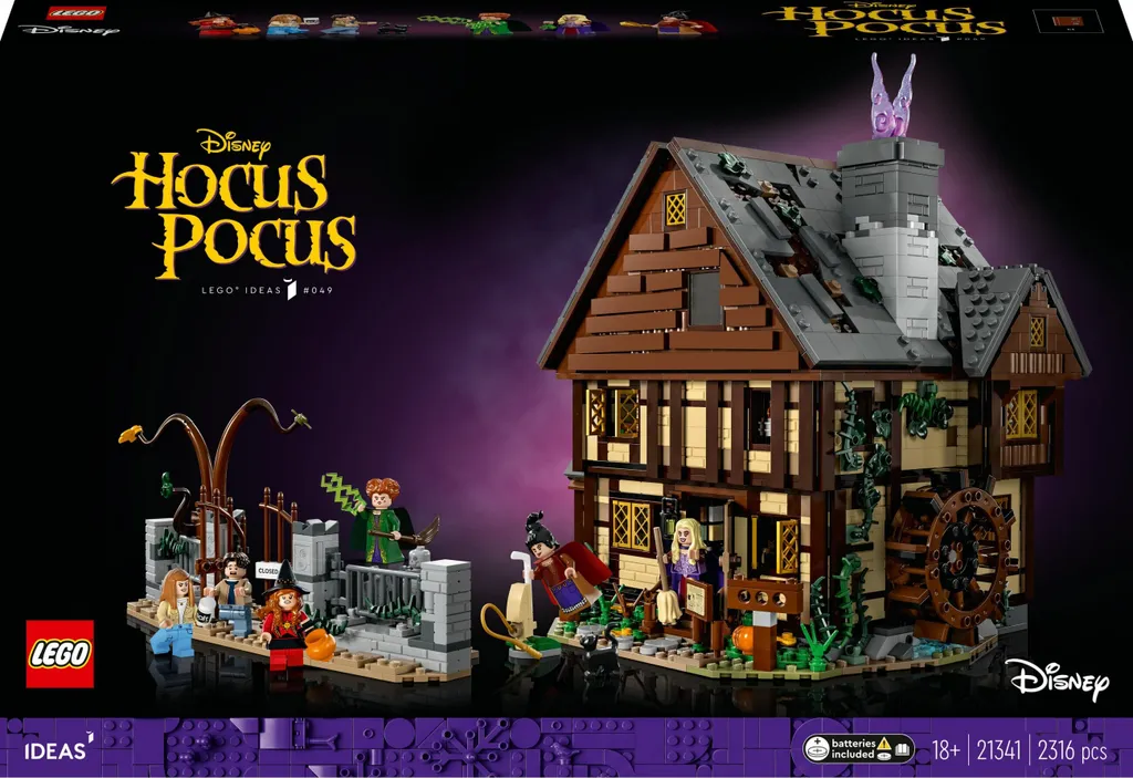 Jeu de construction La cabane Disney Hocus Pocus LEGO Ideas 21341