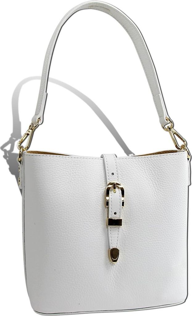 Damen Toscanto Umhängetasche Tasche weiß Leder D2OTTM812UW