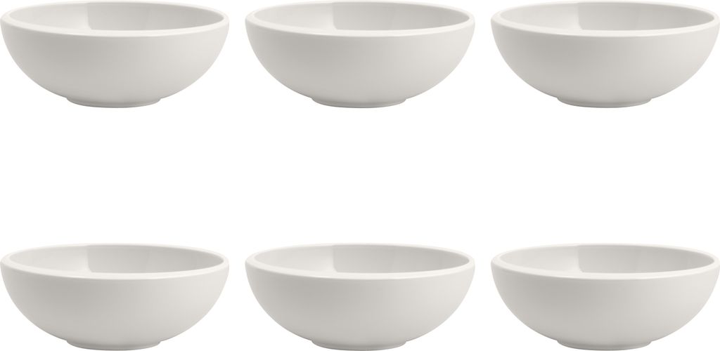Villeroy & Boch NewMoon 6er Set Müslischale 750 ml weiß Produktbild 
