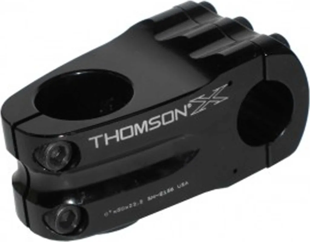 Potence BMX Thomson 50mm 0° Noir 1-1/8 - Idéal Street et Park 22,2mm