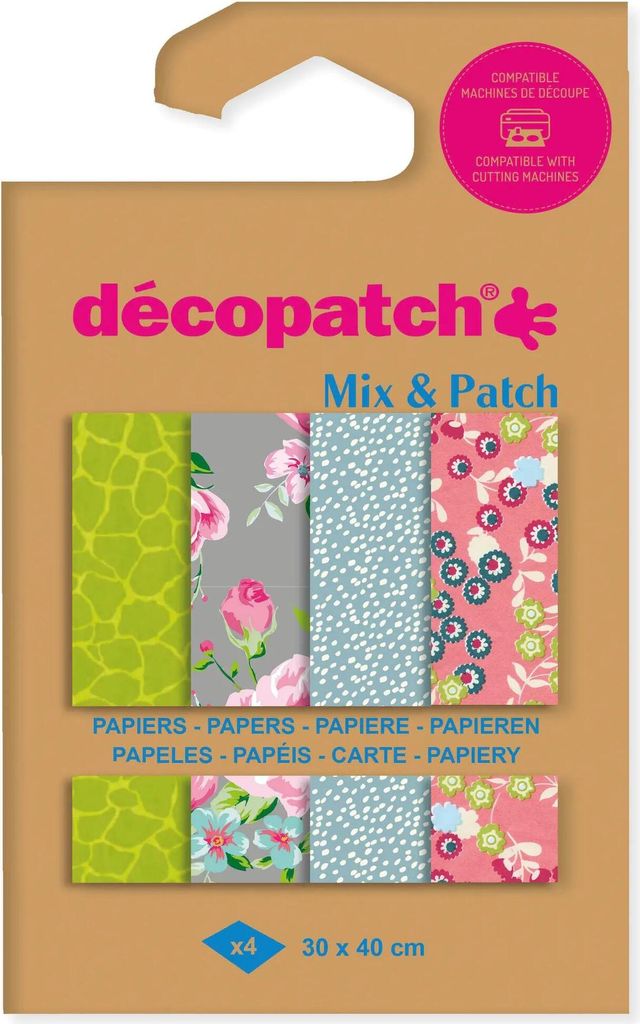 Décopatch 6x Pkg 4 Bl 30x40 cm Royal Botanic garden Sortierung DP047C