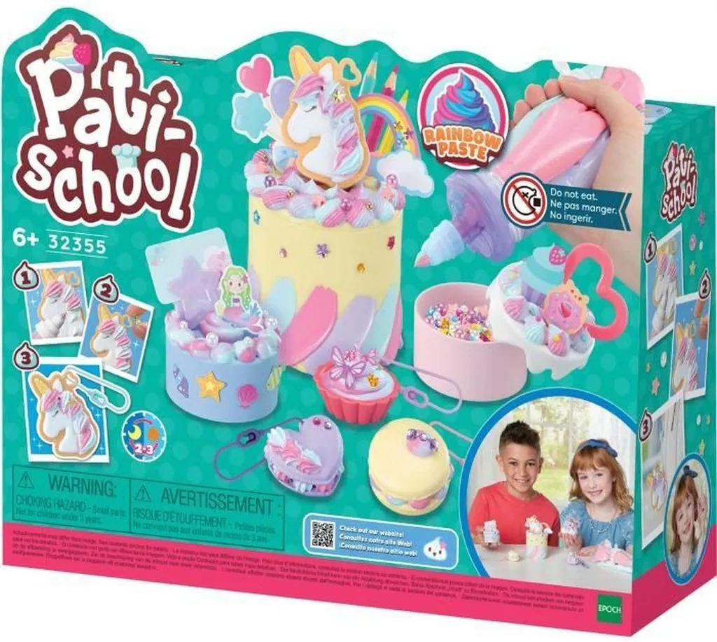 Kit créatif de pâtisserie décorative Pati School Deluxe Rainbow Box - 4
