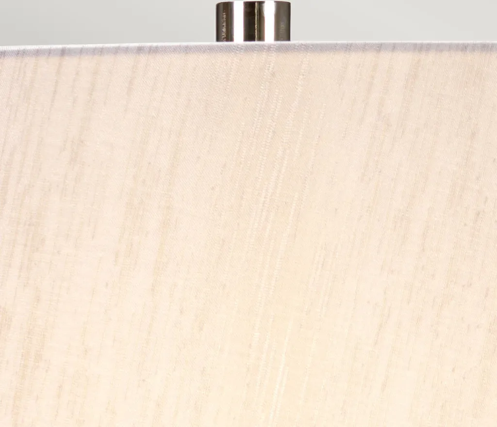Grande lampe design céramique argent et noir Woolwich 65cm IP20 E27