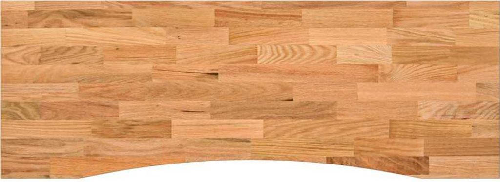 Schreibtischplatte Hellbraun 140x50x2,5 cm Massivholz Eiche