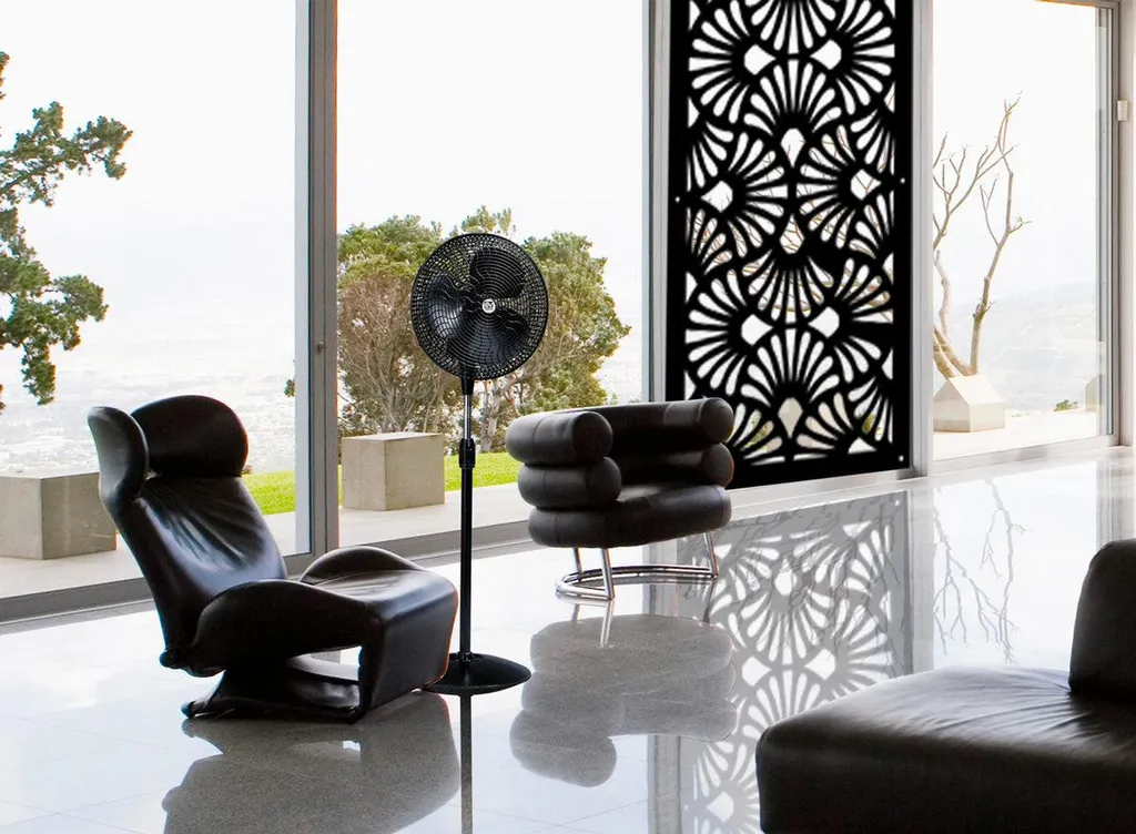 EVENTAILS Pannello PVC Traforato Nero 73x148 cm | Frangisole Design - 2