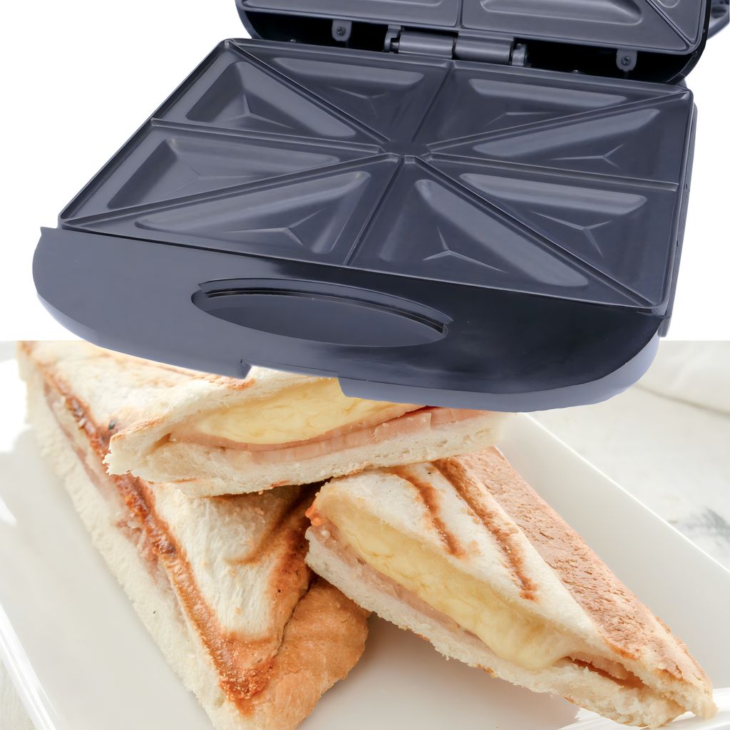 Michelino Sandwichmaker 4er Sandwich Grill Sandwichtoaster Produktbild 9