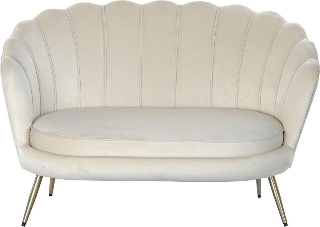 Sofa Home ESPRIT Creme 130 x 77 x 83 cm