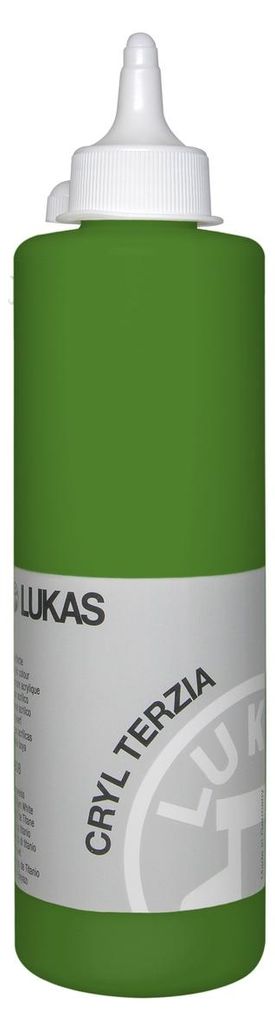 Lukas Cryl Terzia Plastic Bottle Acrylfarbe Sap Green 500 ml 1 stk