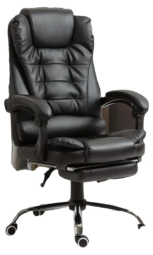 Chaise de bureau contre le mal de dos siège ergonomique noir