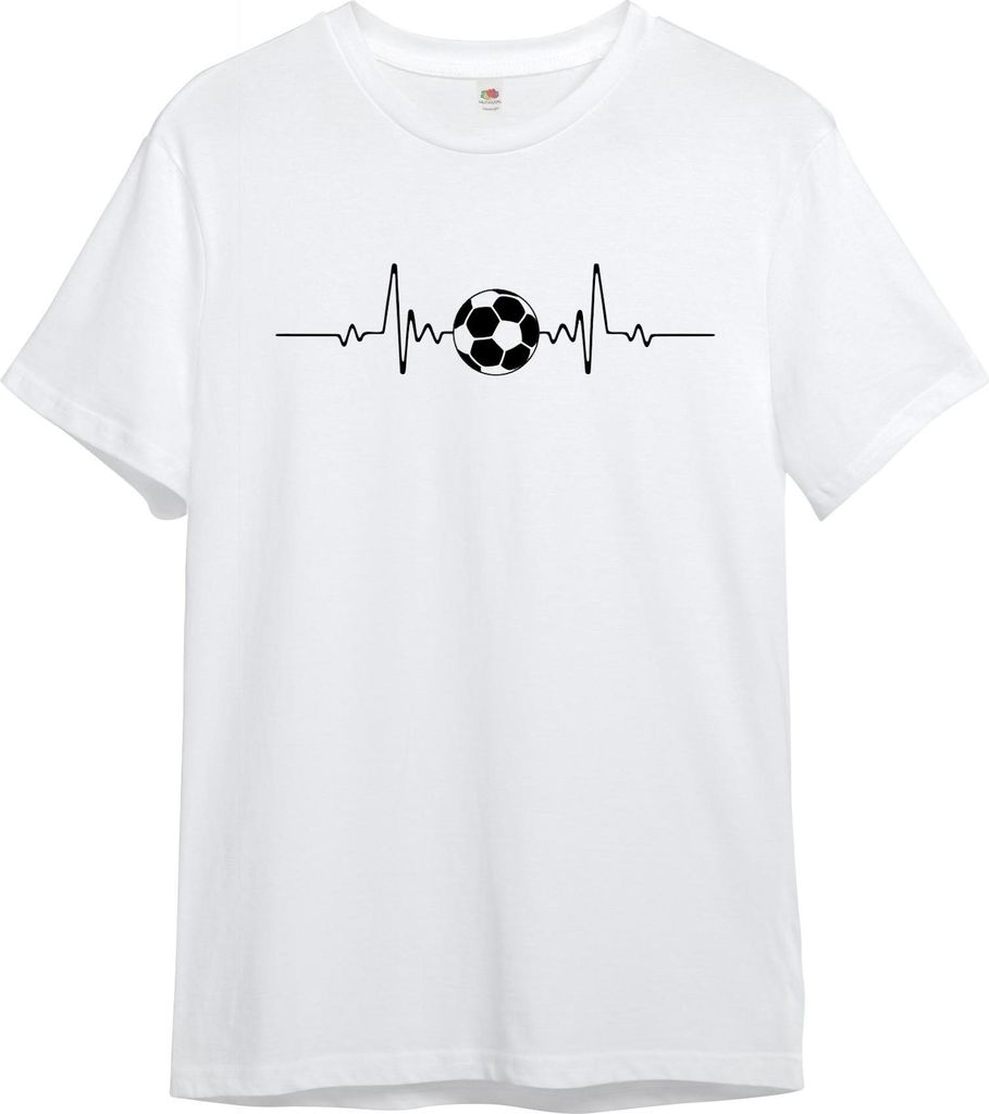 PAULGOS Kinder T-Shirt, Herzschlag mit Fußball