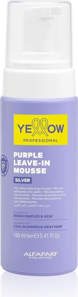 Alfaparf Jaune Argent Violet Mousse sans rinçage 160 ml Image du produit 
